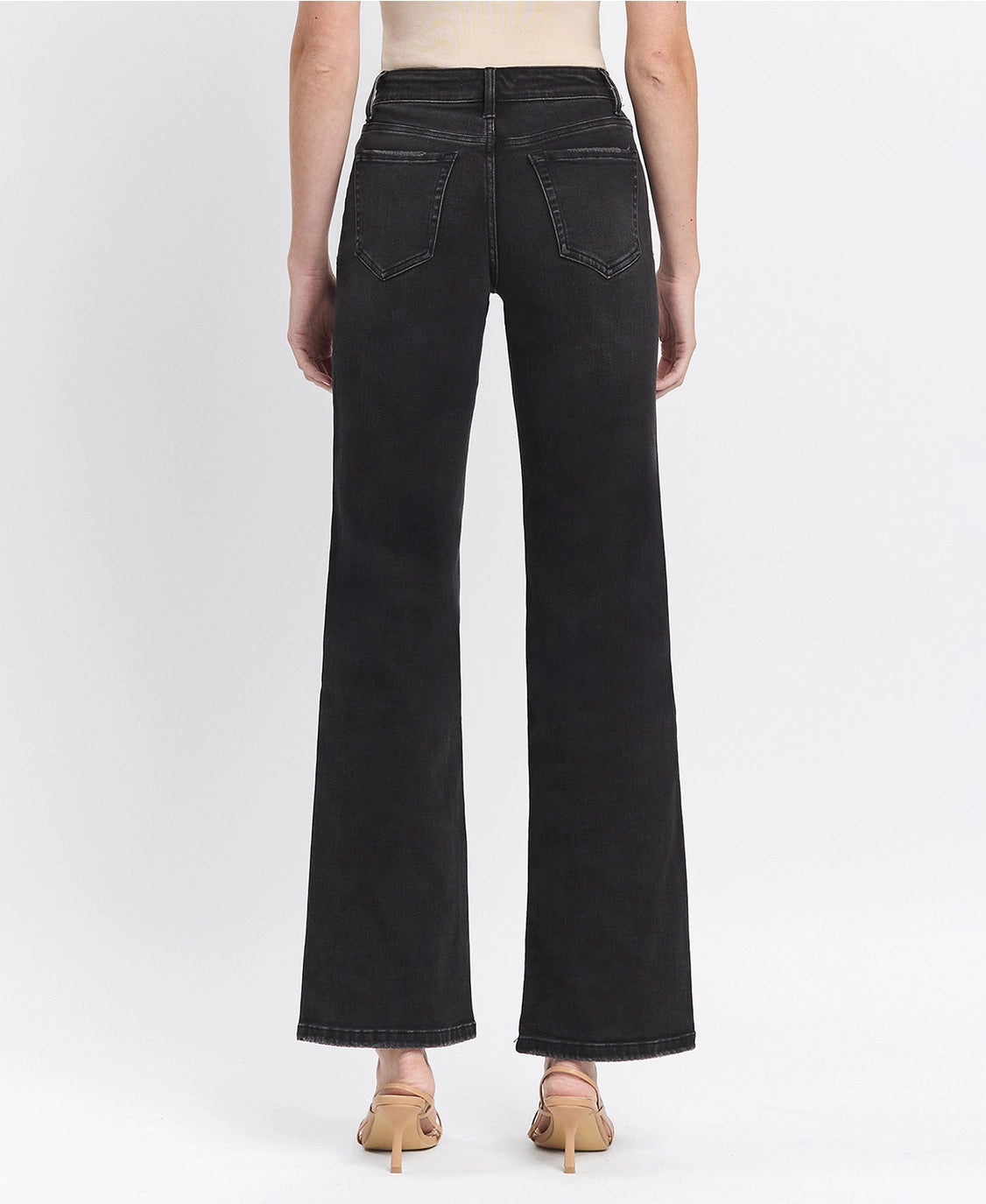 Flying Monkey Black High Rise Loose Fit Jeans