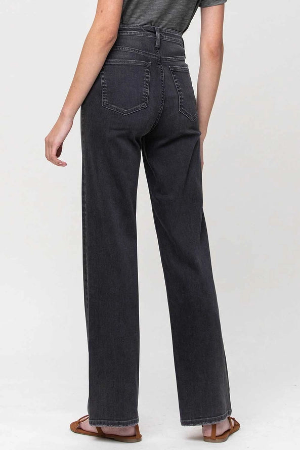 Flying Monkey Super High Rise Slim Wide Jeans
