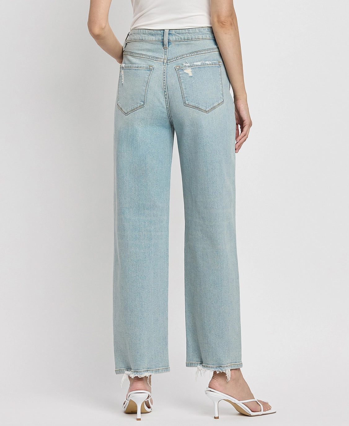 Flying Monkey High Rise Ankle Barrel Blockbuster Jeans