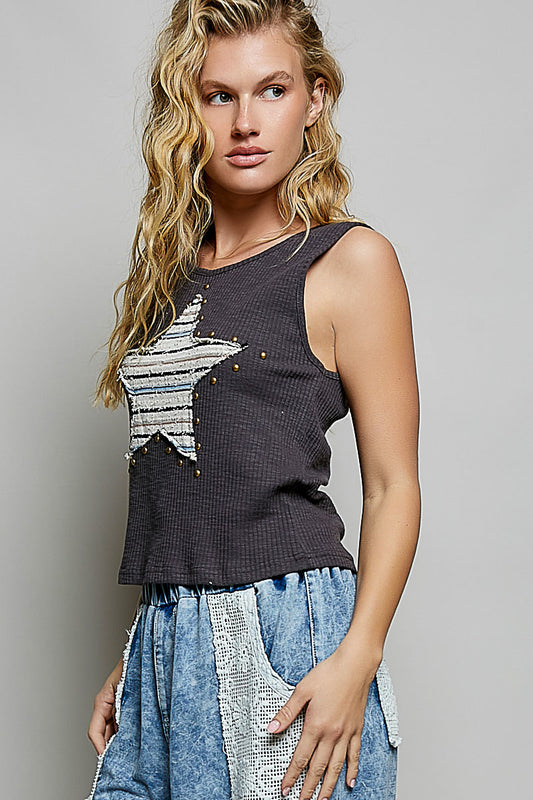 POL Star Patch Stud Detail Tank