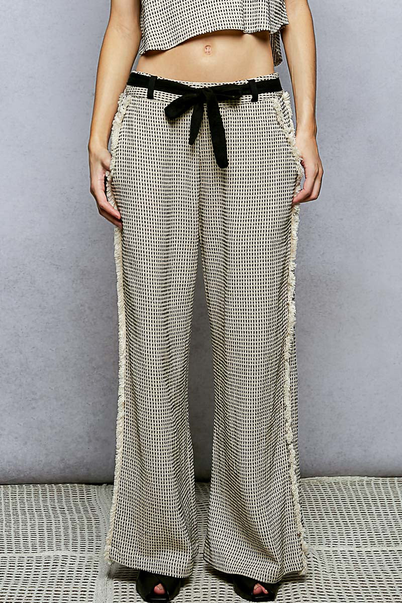 Straight Fit Woven Pant