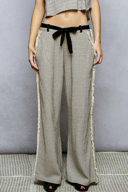 Straight Fit Woven Pant