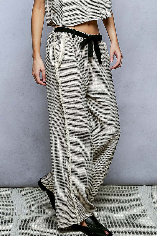 Straight Fit Woven Pant
