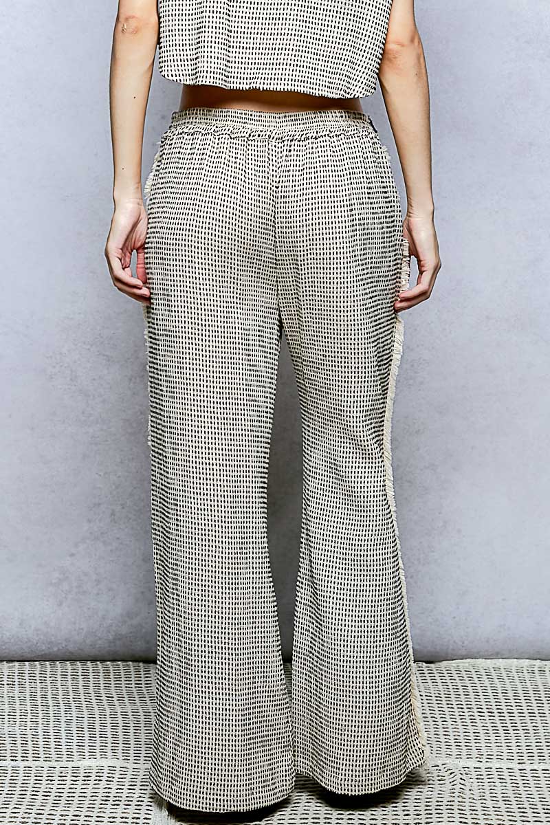 Straight Fit Woven Pant