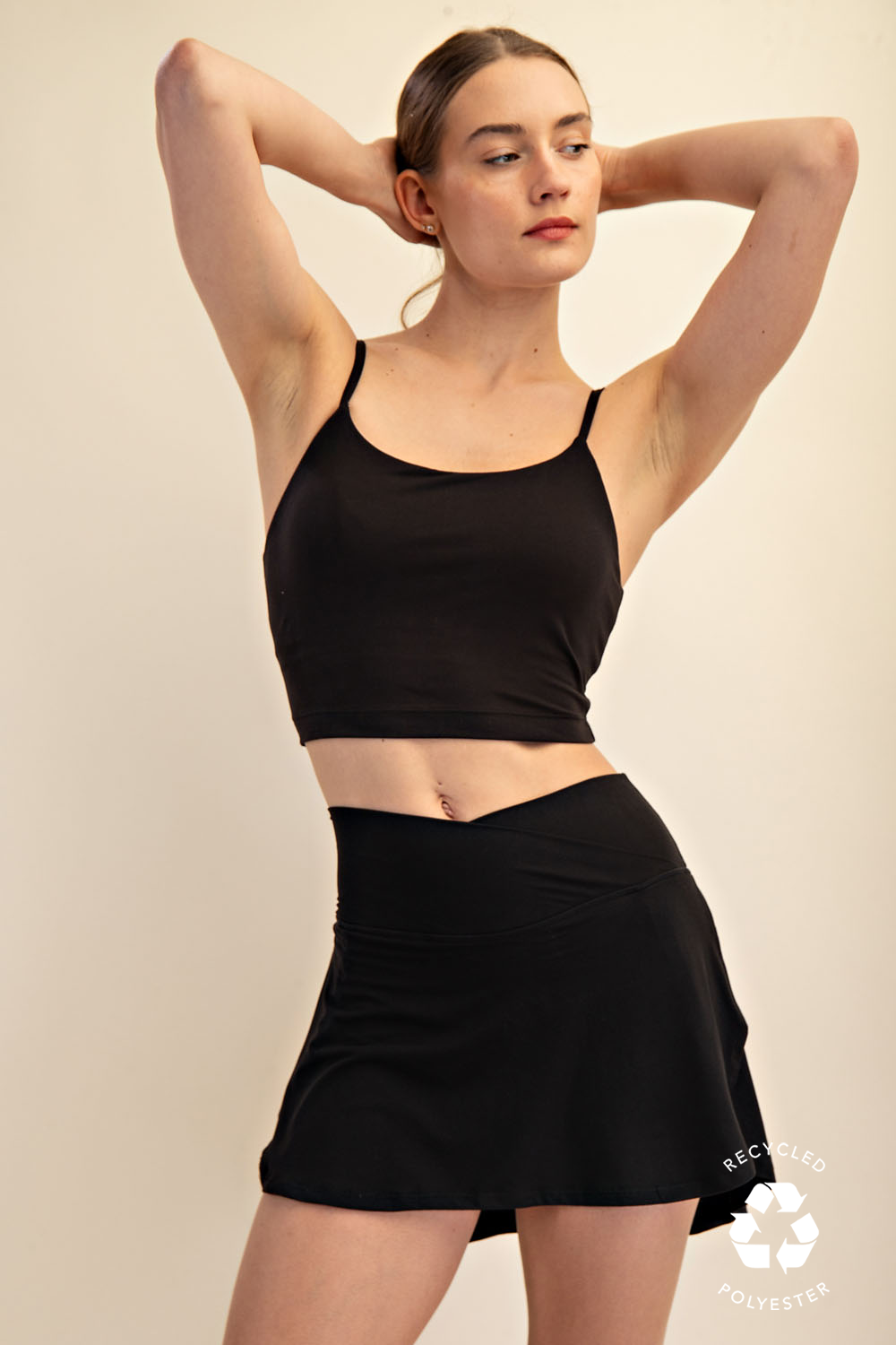Butter V Shaped High-Waist Skort