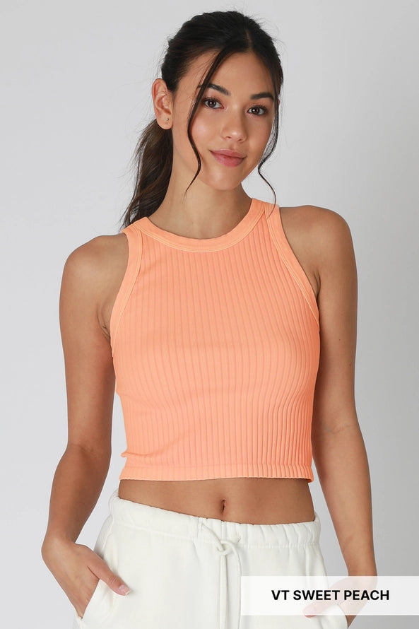 Vintage Wide Ribbed Tank Top