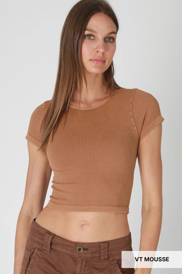 Vintage Crew Neck Tee