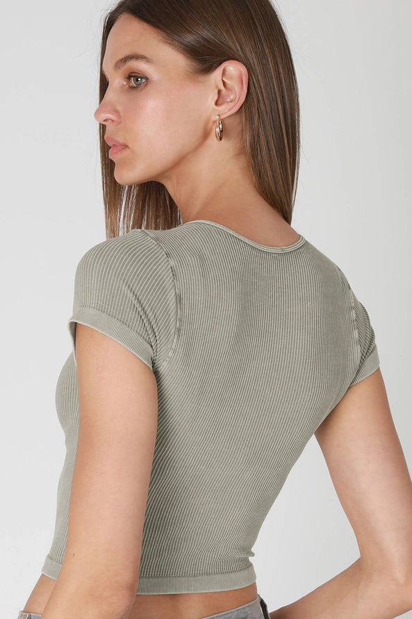 Vintage Crew Neck Tee