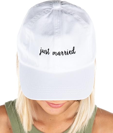 Just Married Baseball Cap