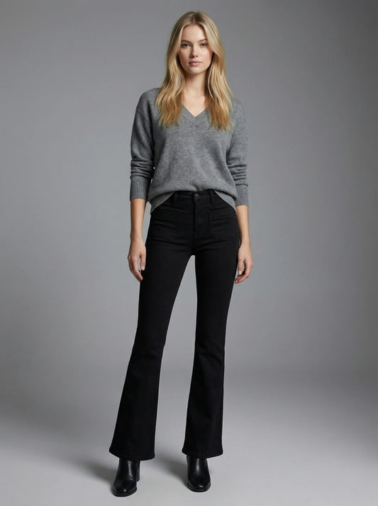 Tummy Control High Rise Bootcut Jeans