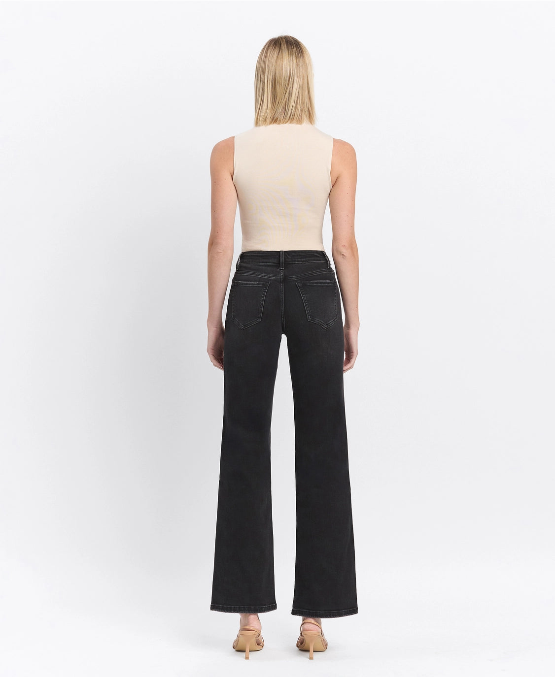 Flying Monkey Black High Rise Loose Fit Jeans