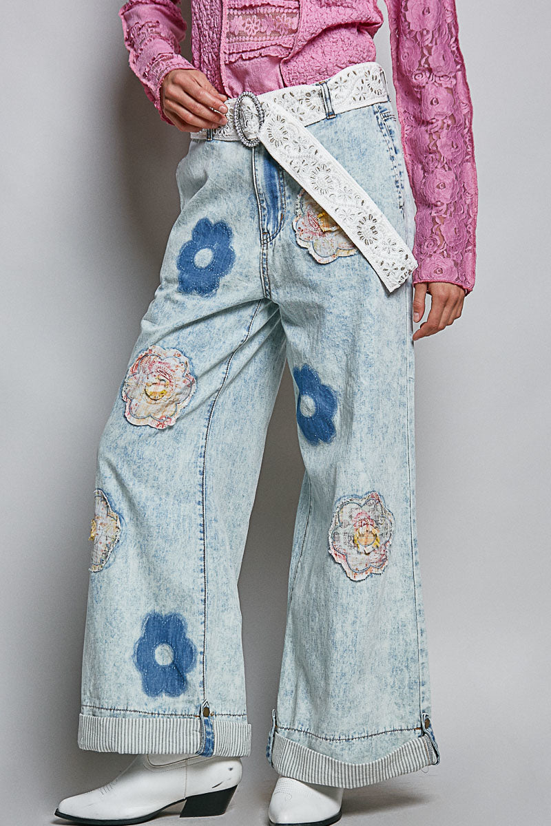 POL Flower Power Denim
