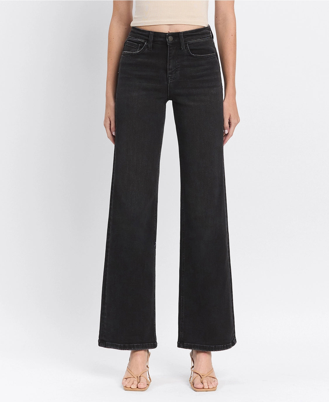 Flying Monkey Black High Rise Loose Fit Jeans