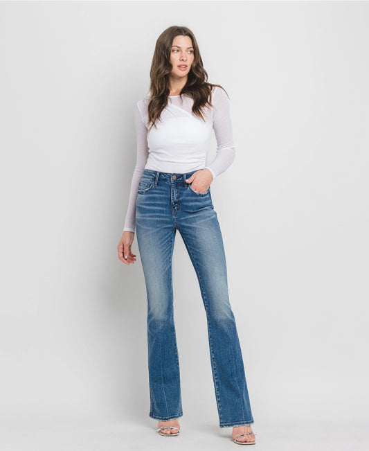Flying Monkey High Rise Full Length Bootcut Jeans