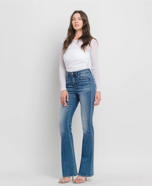 Flying Monkey High Rise Full Length Bootcut Jeans