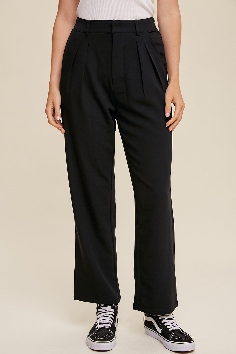 Pleated Waist Trousers