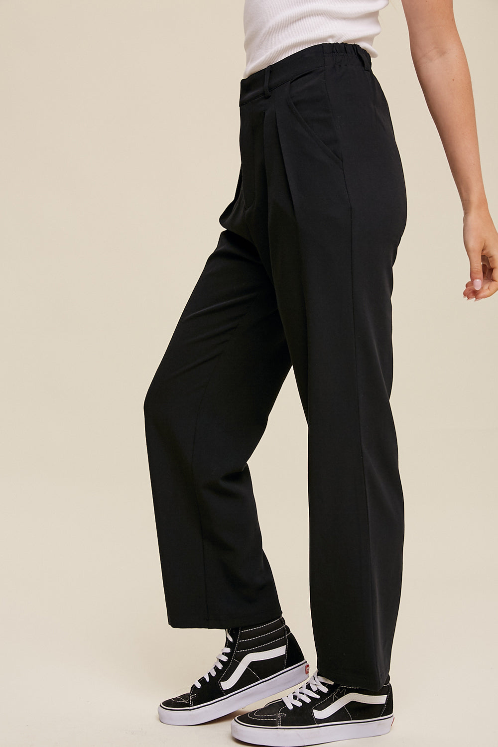 Pleated Waist Trousers