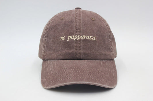 No Papparazzi Baseball Cap